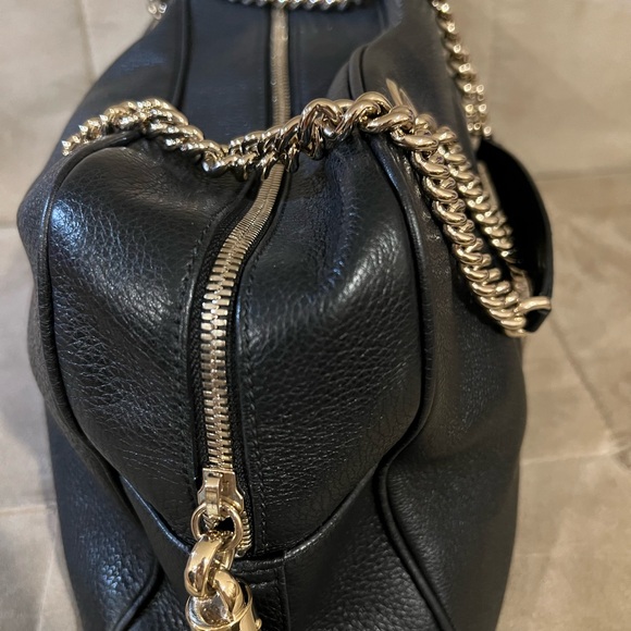 Gucci Soho Chain Zip Shoulder Bag Leather Large - Picture 5 of 13
